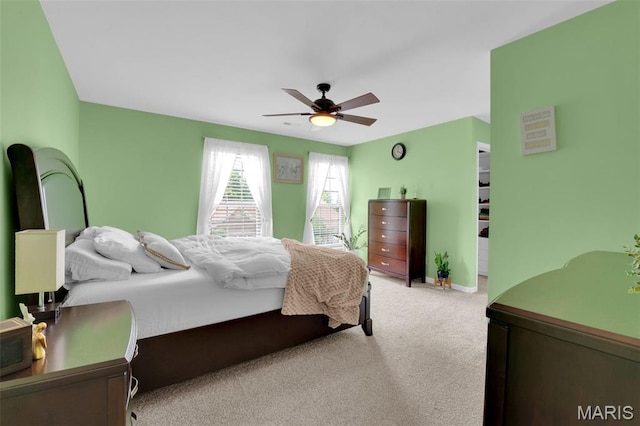 1001 Windsor Crest Ct, Cottleville, MO 63376 - carpeted bedroom featuring a ceiling fan and baseboards