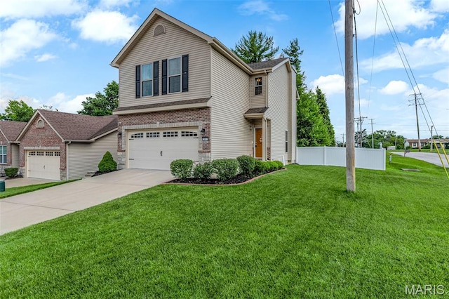 1001 Windsor Crest Ct, Cottleville, MO 63376 - view of front of house with driveway and an attached garage