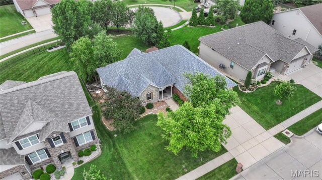 105 Cypress Meadows Dr, Wentzville, MO 63385 - view from above of property
