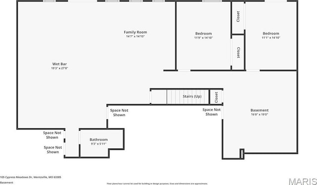 105 Cypress Meadows Dr, Wentzville, MO 63385 - view of home floor plan