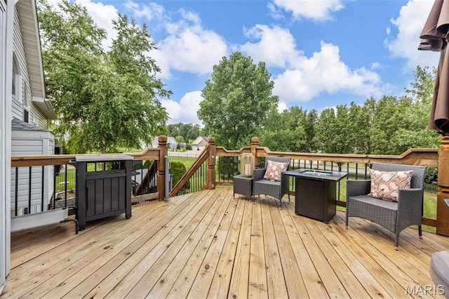 105 Cypress Meadows Dr, Wentzville, MO 63385 - deck featuring an outdoor hangout area