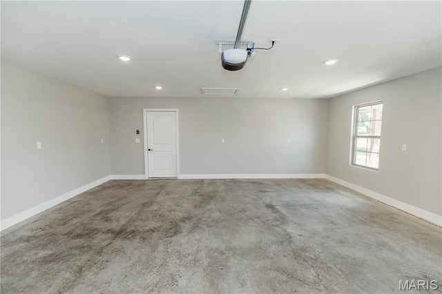 501 W 2nd, Dixon, MO 65459 - garage featuring recessed lighting and a garage door opener