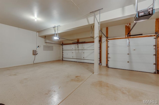 1515 Dietrich Glen Dr, Ballwin, MO 63021 - garage featuring a garage door opener