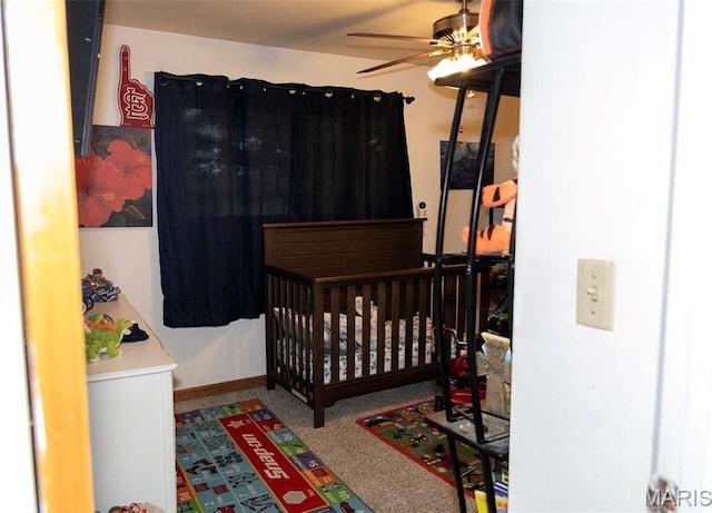 49 Bedford Dr, Belleville, IL 62226 - carpeted bedroom with a nursery area