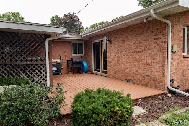 49 Bedford Dr, Belleville, IL 62226 - view of wooden deck