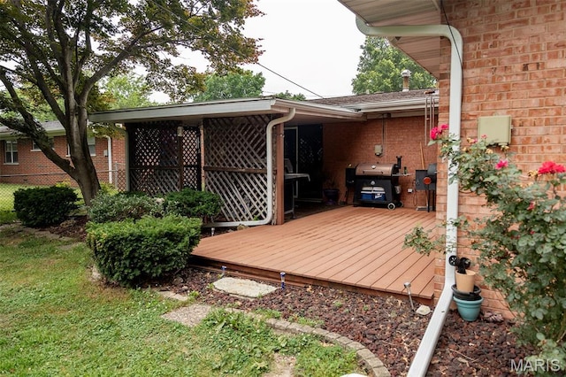 49 Bedford Dr, Belleville, IL 62226 - deck with grilling area