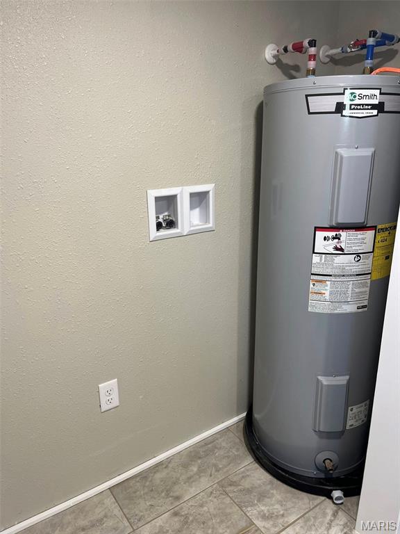 302 State St, Scott City, MO 63780 - utility room featuring electric water heater