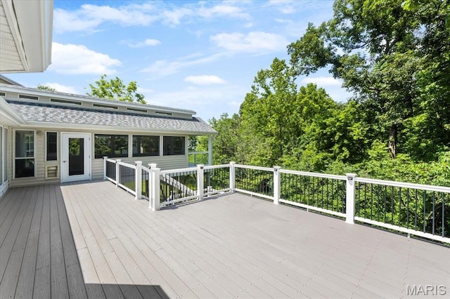 510 Wetherby Terrace Dr, Ballwin, MO 63021 - view of wooden deck