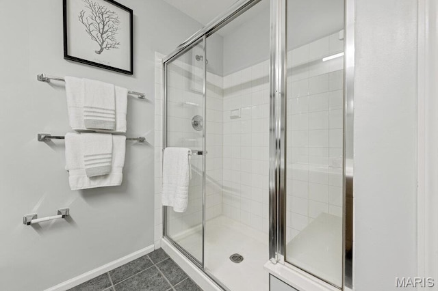 510 Wetherby Terrace Dr, Ballwin, MO 63021 - full bath featuring a shower stall and tile patterned flooring