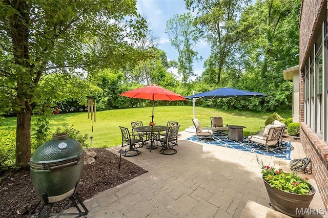 21 Lynnbrook Rd, Saint Louis, MO 63131 - view of patio / terrace with outdoor dining space