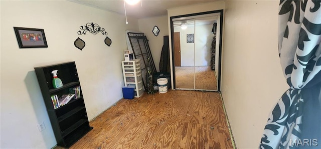 8739 Shawneetown Trl, Chester, IL 62233 - hall with wood finished floors