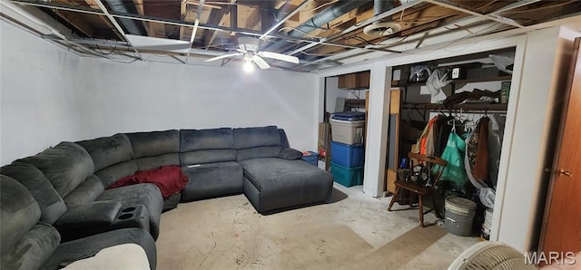 8739 Shawneetown Trl, Chester, IL 62233 - view of unfinished below grade area