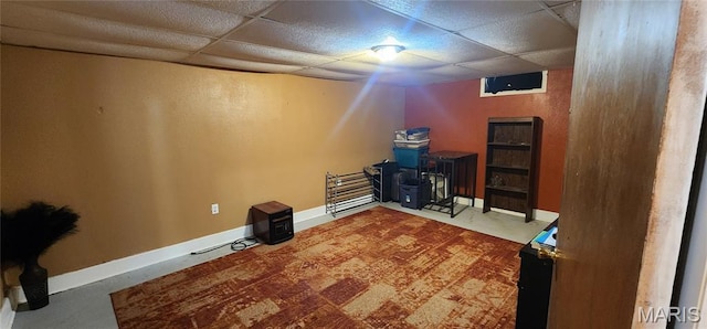 8739 Shawneetown Trl, Chester, IL 62233 - unfurnished office with a drop ceiling