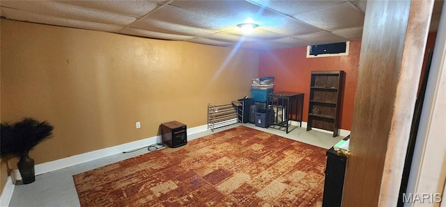 8739 Shawneetown Trl, Chester, IL 62233 - unfurnished office featuring a drop ceiling