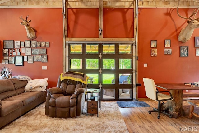 3204 Westwood Rd, Saint Clair, MO 63077 - living room with wood finished floors