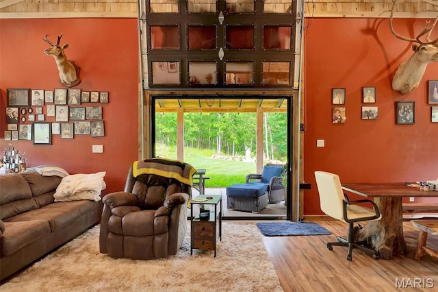 3204 Westwood Rd, Saint Clair, MO 63077 - living room featuring wood finished floors