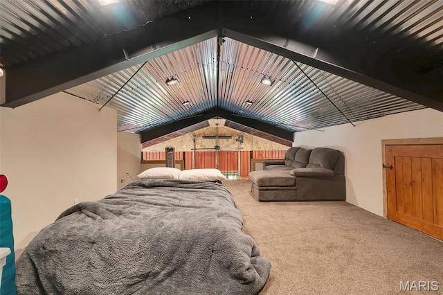 3204 Westwood Rd, Saint Clair, MO 63077 - bedroom featuring lofted ceiling and carpet flooring