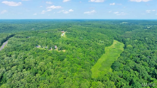 3080 Westwood Rd, Saint Clair, MO 63077 - aerial view of property and surrounding area with a forest
