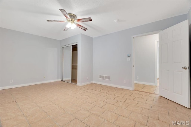 3080 Westwood Rd, Saint Clair, MO 63077 - unfurnished bedroom with a closet and ceiling fan
