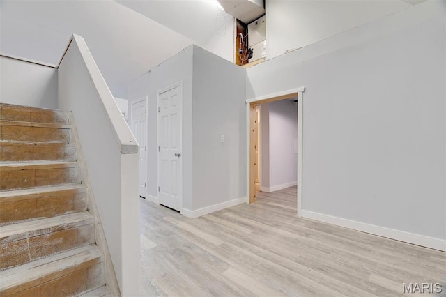 3080 Westwood Rd, Saint Clair, MO 63077 - stairs with wood finished floors and baseboards
