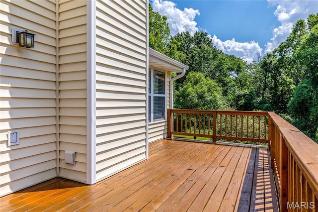 1905 King Arthur Ct, Maryland Heights Township, MO 63146 - deck featuring view of scattered trees