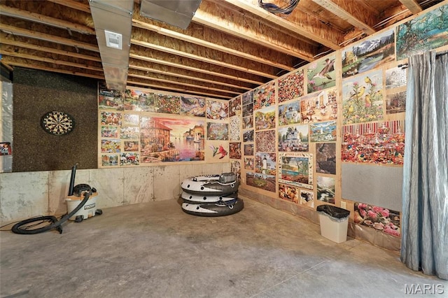 92 Lake Front Pt, Perryville, MO 63775 - misc room with unfinished concrete floors