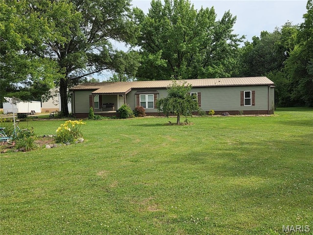 402 Il Route 143, Pocahontas, IL 62275 - view of front of house featuring a front lawn