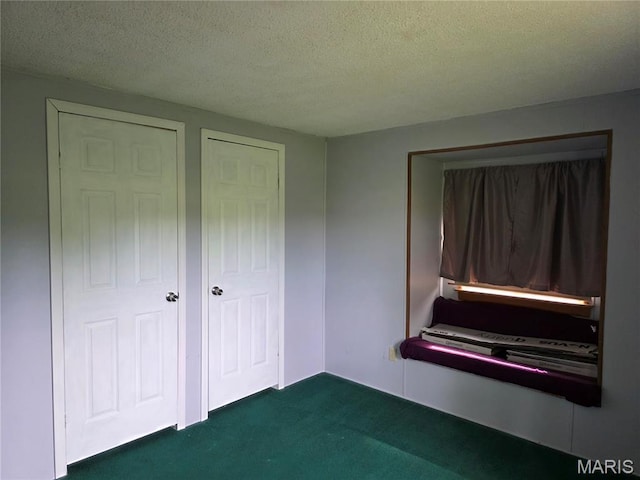 402 Il Route 143, Pocahontas, IL 62275 - unfurnished bedroom with carpet flooring and a textured ceiling