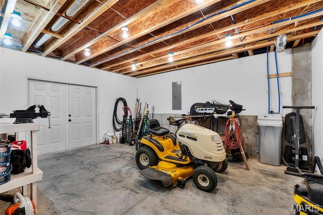 226 Indian Springs Dr, Jackson, MO 63755 - below grade area featuring electric panel