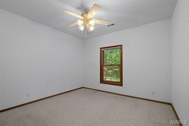 976 Aspenetter Dr, Innsbrook, MO 63390 - spare room with carpet and a ceiling fan