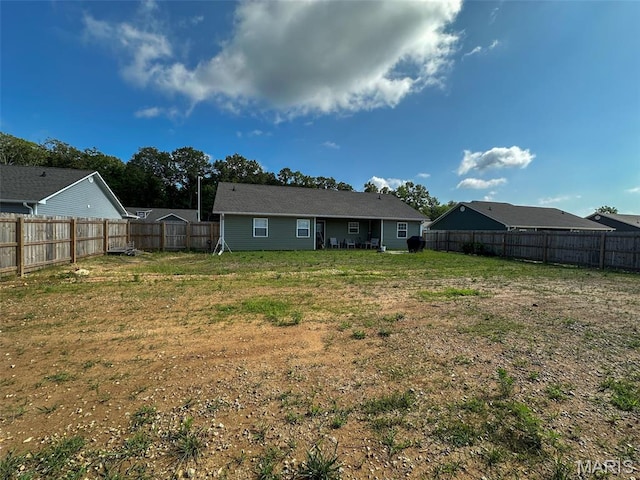 326 Apple Park Way, Poplar Bluff, MO 63901 - rear view of property featuring a fenced backyard