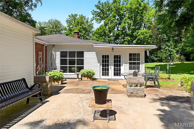 351 N 66th St, Belleville, IL 62223 - view of patio / terrace with french doors