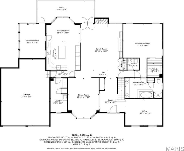 649 Westledge Ct, Des Peres, MO 63131 - view of home floor plan