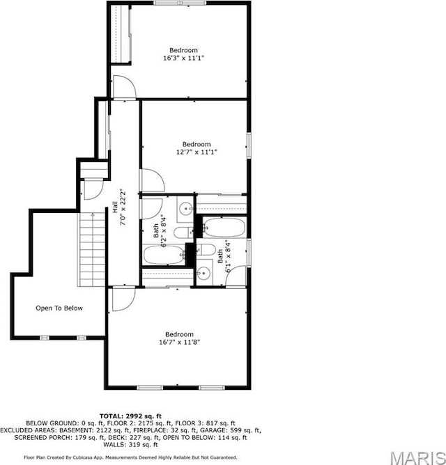 649 Westledge Ct, Des Peres, MO 63131 - view of property floor plan
