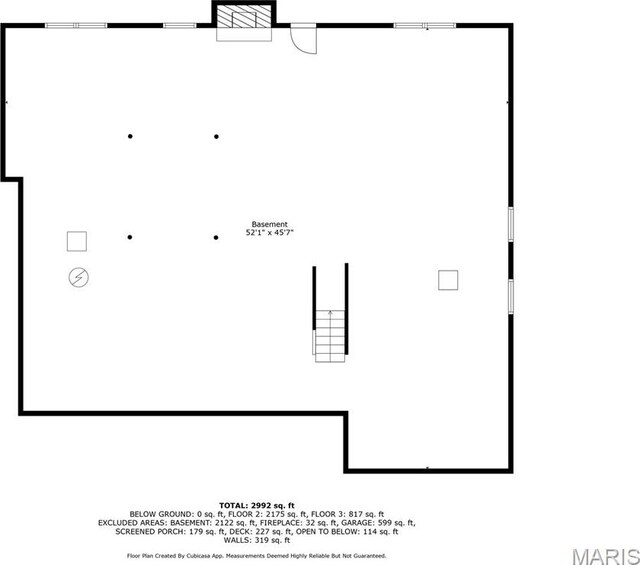 649 Westledge Ct, Des Peres, MO 63131 - view of room layout