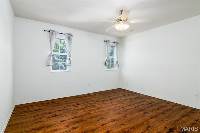170 Coventry Way, Highland, IL 62249 - unfurnished room featuring wood finished floors and a ceiling fan