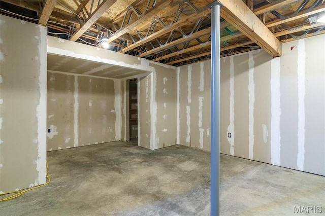 170 Coventry Way, Highland, IL 62249 - view of unfinished basement