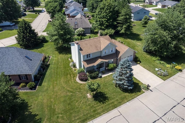 170 Coventry Way, Highland, IL 62249 - aerial perspective of suburban area