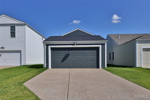 3092 Pirogue St, Saint Charles, MO 63301 - view of front facade with a front yard and a garage