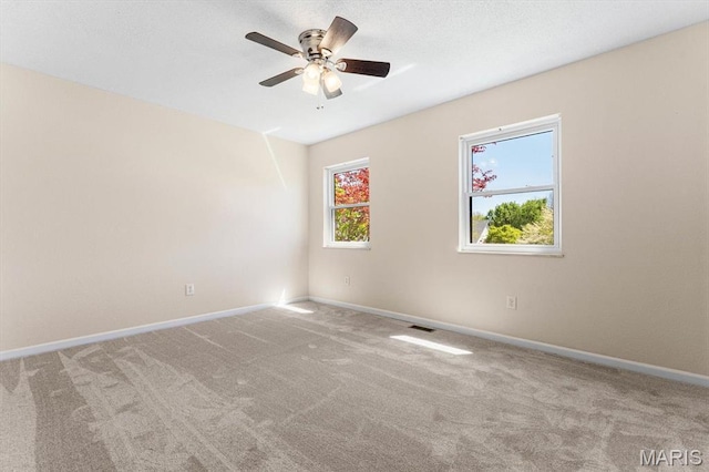525 Homestead Ave, Swansea, IL 62226 - carpeted empty room with baseboards and a ceiling fan