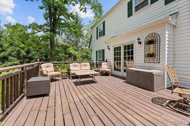 1843 Manor Hill Rd, Saint Louis, MO 63131 - deck with outdoor lounge area