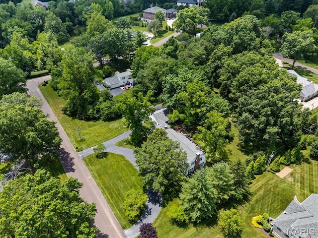 1843 Manor Hill Rd, Saint Louis, MO 63131 - drone / aerial view