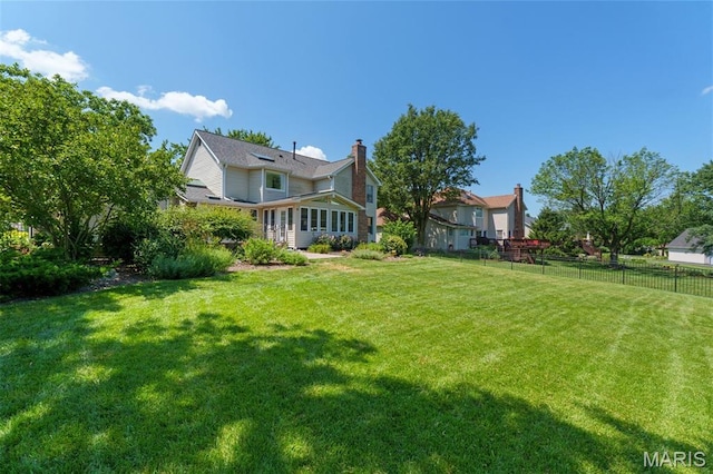 15747 Cedarmill Dr, Chesterfield, MO 63017 - view of yard
