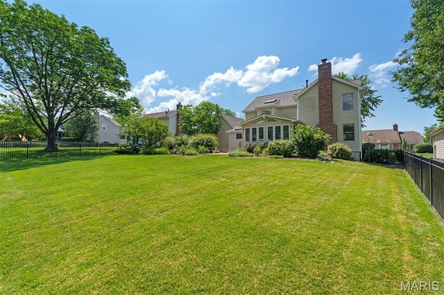 15747 Cedarmill Dr, Chesterfield, MO 63017 - view of yard