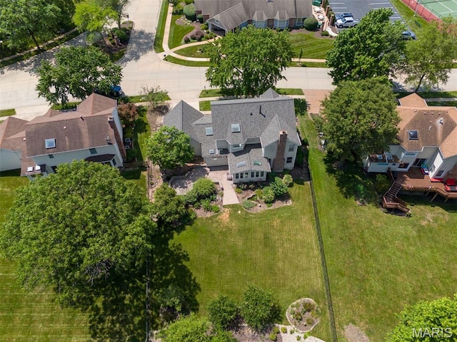 15747 Cedarmill Dr, Chesterfield, MO 63017 - aerial view of residential area
