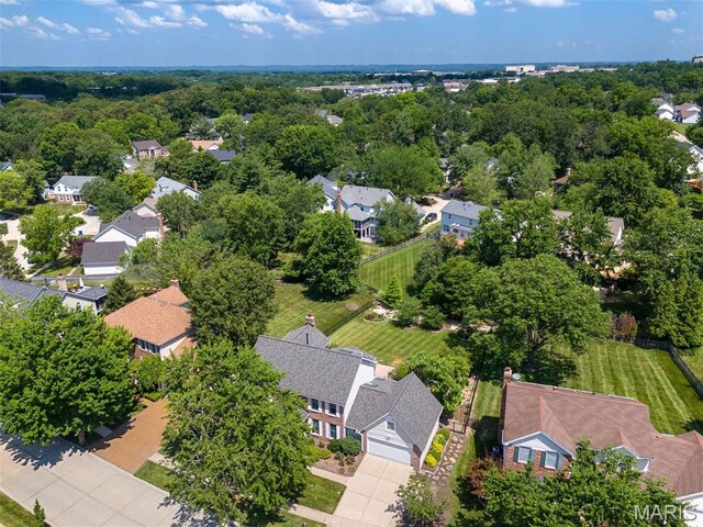 15747 Cedarmill Dr, Chesterfield, MO 63017 - aerial view of residential area
