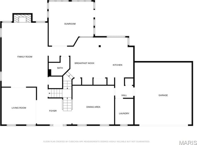 15747 Cedarmill Dr, Chesterfield, MO 63017 - view of home floor plan