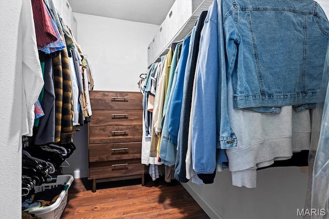 1026 Timber Creek Ln, Ofallon, IL 62269 - walk in closet featuring wood finished floors