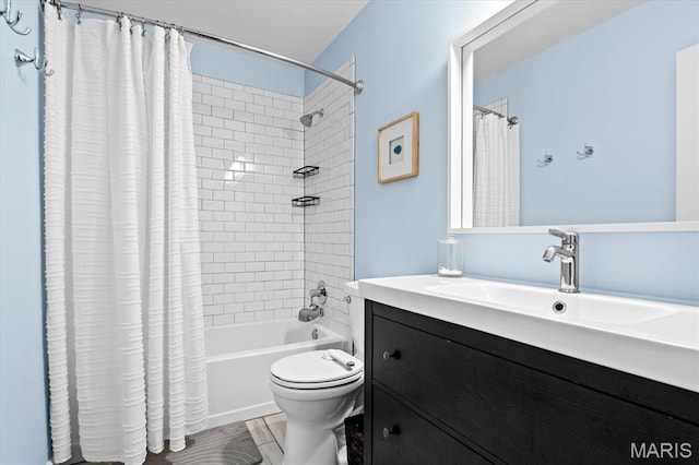 1026 Timber Creek Ln, Ofallon, IL 62269 - bathroom featuring vanity and shower / bathtub combination with curtain