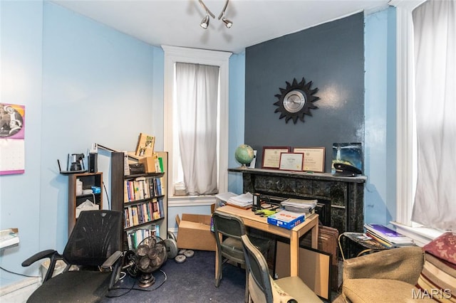 3815 N 20th St, Saint Louis, MO 63107 - office area featuring carpet